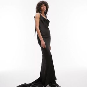 TopShop Satin Buckle Maxi Dress